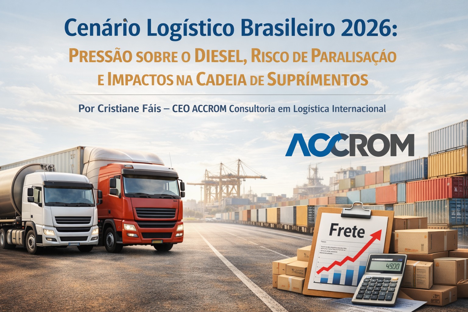 CENÁRIO LOGÍSTICO BRASILEIRO 2026: PRESSÃO SOBRE O DIESEL, RISCO DE PARALISAÇÃO E IMPACTOS NA CADEIA DE SUPRIMENTOS