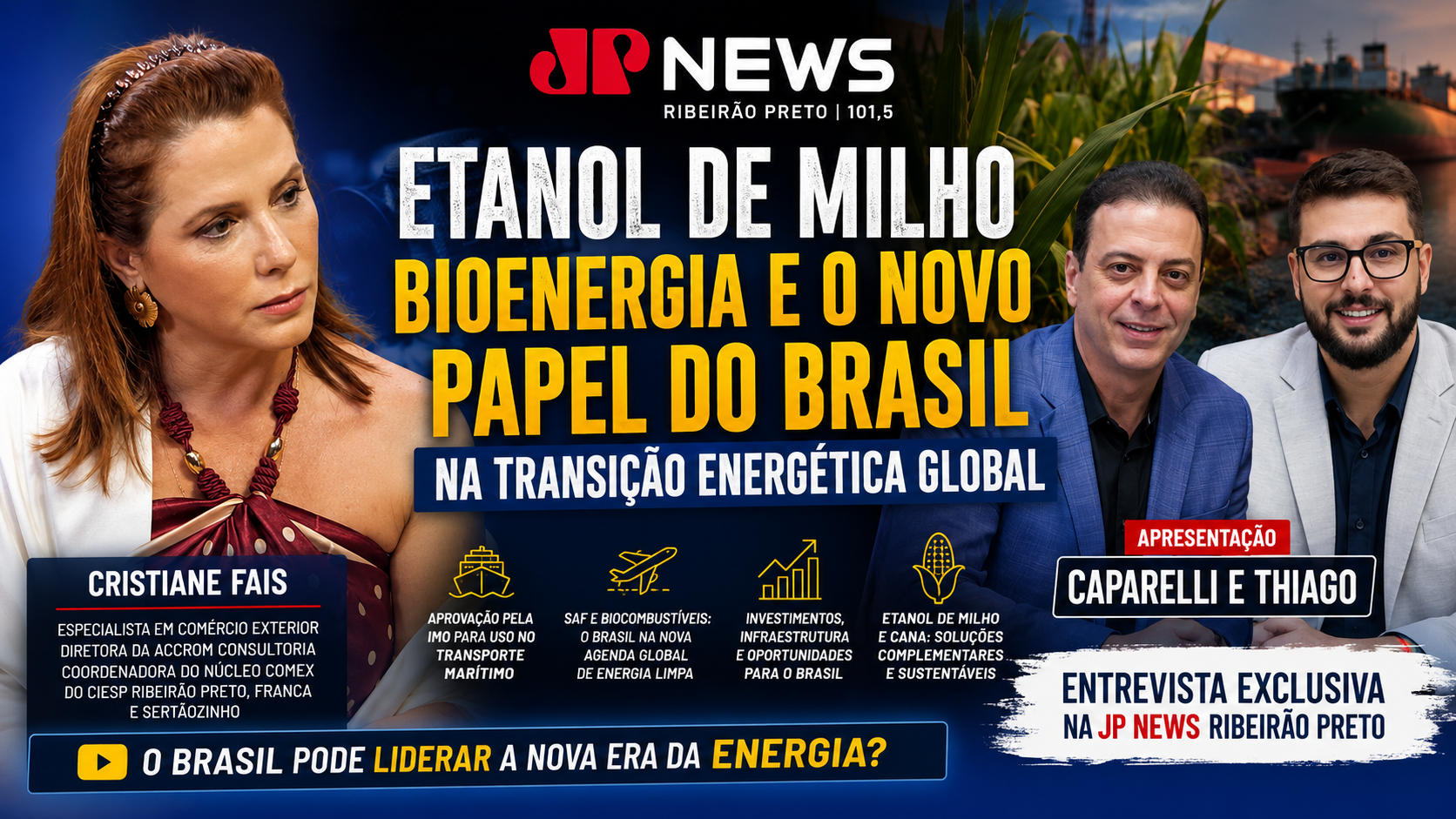 Etanol de Milho e Bioenergia: O Brasil Pode Liderar a Nova Era da Energia? | JP News