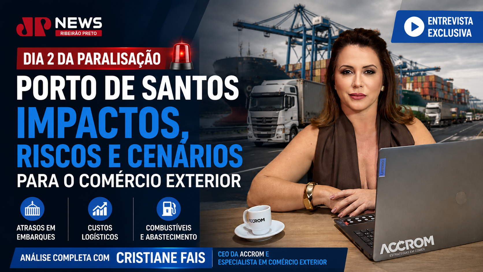 2º dia da paralisação no Porto de Santos: impactos, riscos e cenário do comércio exterior