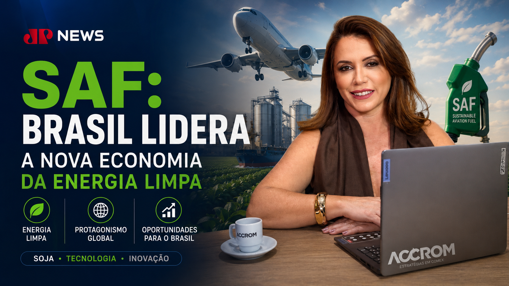 Brasil lidera a nova economia da energia limpa e dos biocombustíveis | Cristiane Fais